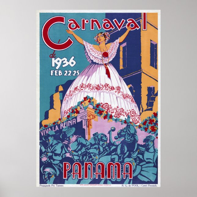 Panama Carnaval Poster (Vorne)