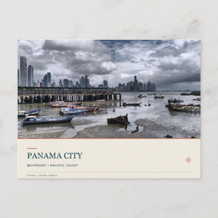 Panama City Bayfront und Skyline Postkarte