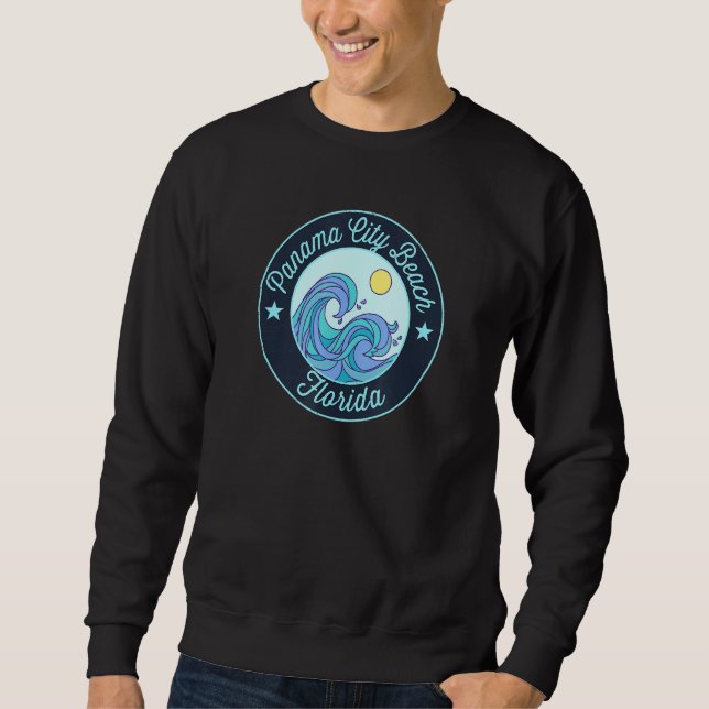 Panama City Beach Fl Florida Souvenir Nautic Sur Sweatshirt (Vorderseite)