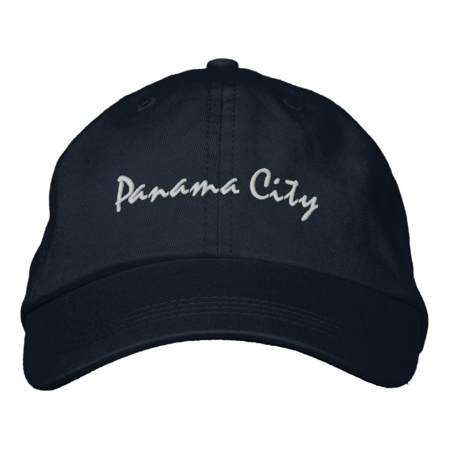 Panama City Beach Florida bestickte Baseballkappe (Vorderseite)