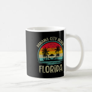 Panama City Beach Florida Palm Tree Family Summer Kaffeetasse