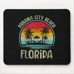 Panama City Beach Florida Palme Familien Sommer Mousepad