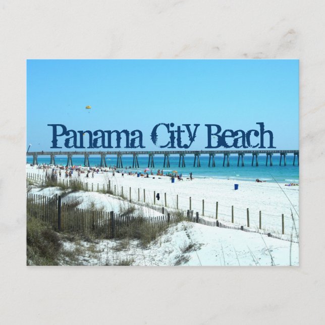 Panama City Beach, Florida Postkarte (Vorderseite)