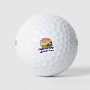 Panama City Beach Florida Retro Surf Rückpackung U Golfball
