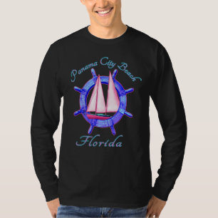 Panama City Beach Florida Sailboat Vacatio T-Shirt