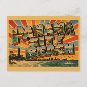 Panama City Beach Florida State Parks Golfküste Postkarte