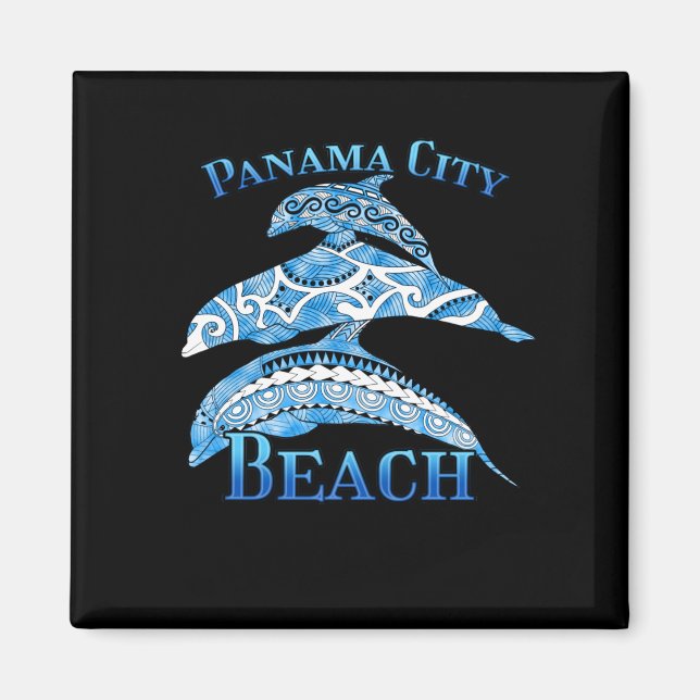 Panama City Beach Florida Vacation Delphine Magnet (Vorne)