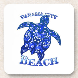 Panama City Beach Florida Vacation Tribal Turtle Getränkeuntersetzer
