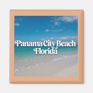 Panama City Beach Florida, Vintage-Style Magnet