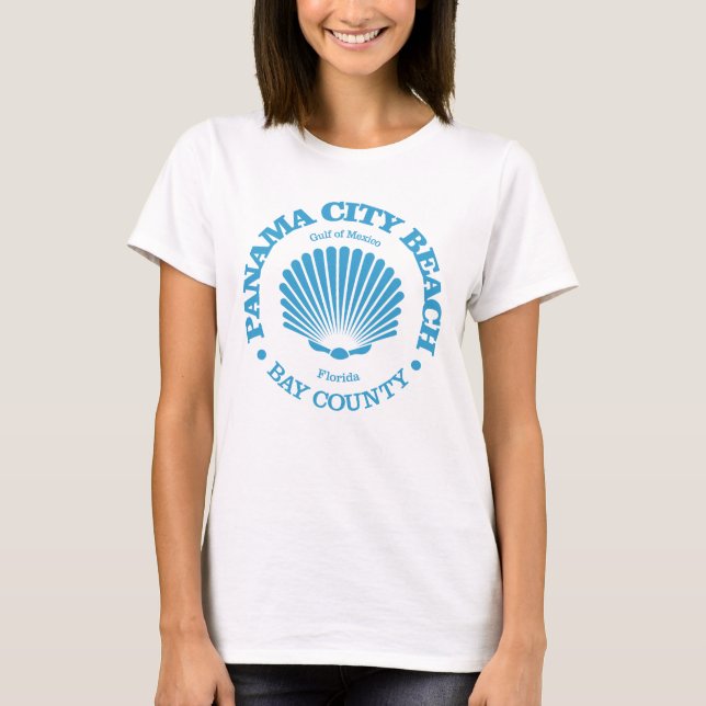 Panama City Beach (Muschel) T-Shirt (Vorderseite)