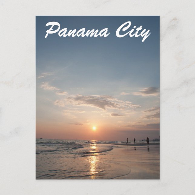 Panama City beach Postkarte (Vorderseite)