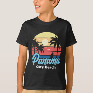 Panama City Beach Surfer Surfen Souvenir Retro T-Shirt