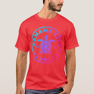 Panama City Florida Meeresschildkröte Tie Dye Stra T-Shirt