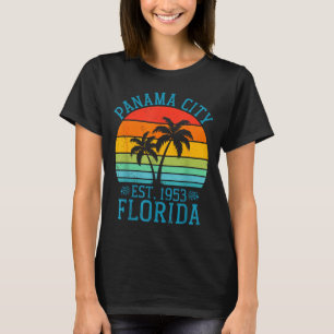 Panama City Florida Strand Vintage Tropischer Sonn T-Shirt