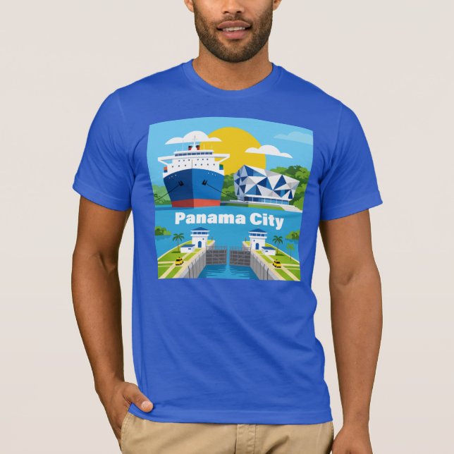 Panama City Panama T-Shirt (Vorderseite)