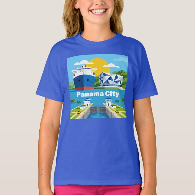 Panama City Panama T-Shirt (Vorderseite)