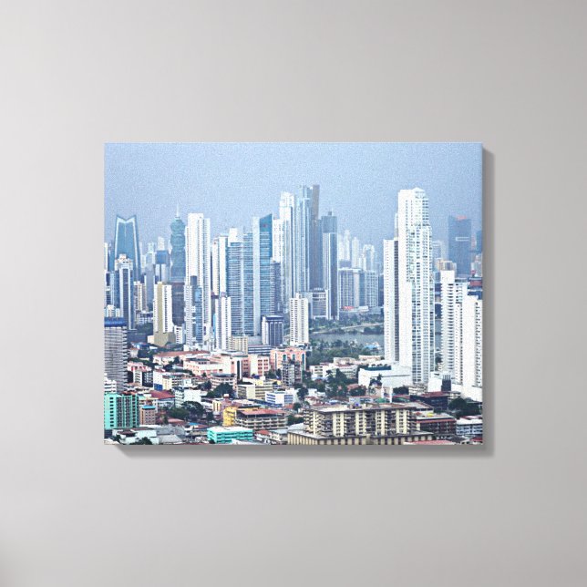 Panama City Skyline Leinwanddruck (Vorderseite)
