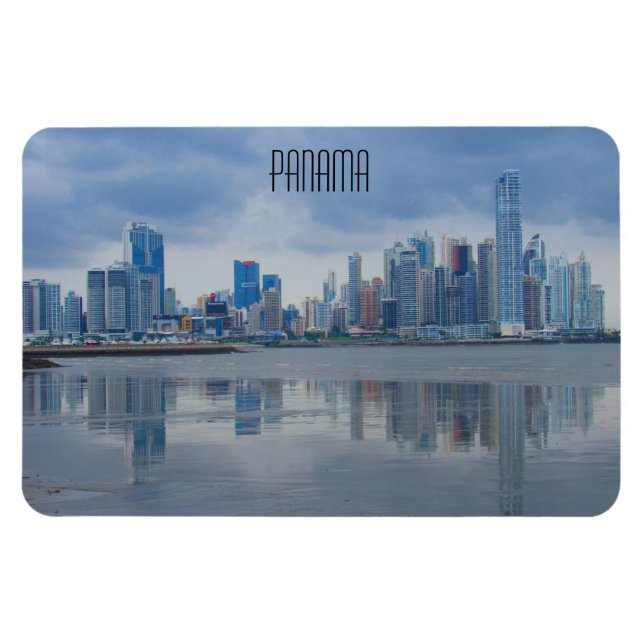 Panama City Skyline Magnet (Horizontal)