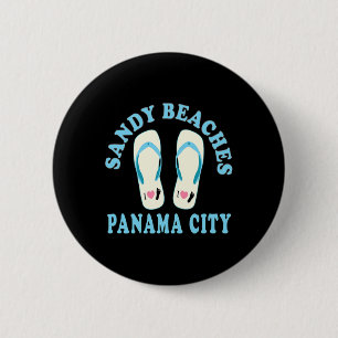 Panama City Vacation Sandstrände I Herz Dreh Fl. Button