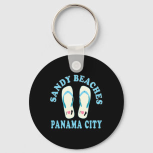 Panama City Vacation Sandstrände I Herz Dreh Fl. Schlüsselanhänger