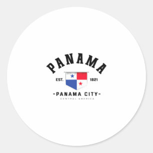 Panama-Familienreise nach Panama-Geschenk Panama-U Runder Aufkleber