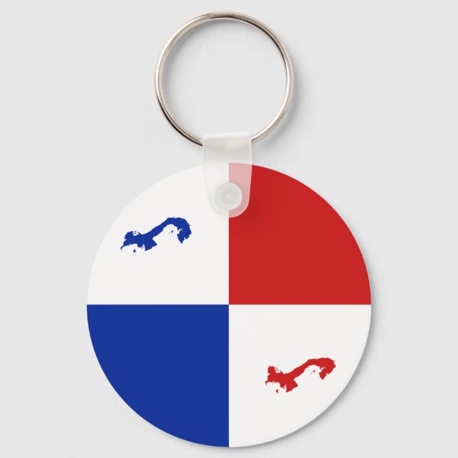 Panama Fisheye Banner Schlüsselanhänger (Vorderseite)