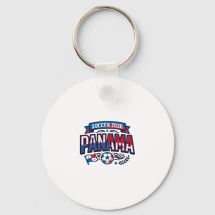 Panama Fußball 2026 Fußball Fett Land Typografie  Schlüsselanhänger