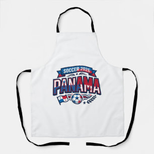 Panama Fußball 2026 Fußball Fett Land Typografie  Schürze