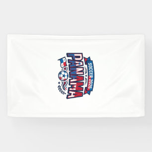 Panama Fußball 2026 Fußball Fett Landestypografie  Banner