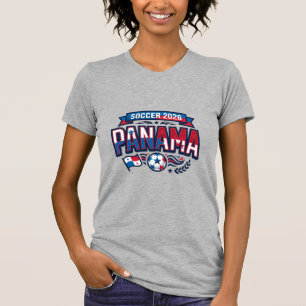 Panama Fußball 2026 Fußball Fett Landestypografie T-Shirt