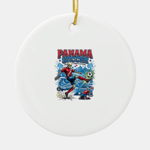 Panama Fußball Skelett Stürmer Nationen Poster Sti Keramik Ornament