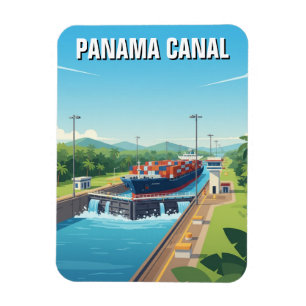 Panama-Kanal-Reise Magnet