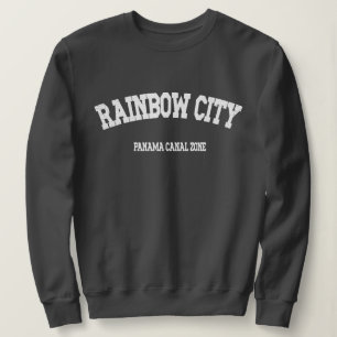 Panama-Kanal-Zone: Rainbow-Stadt Sweatshirt