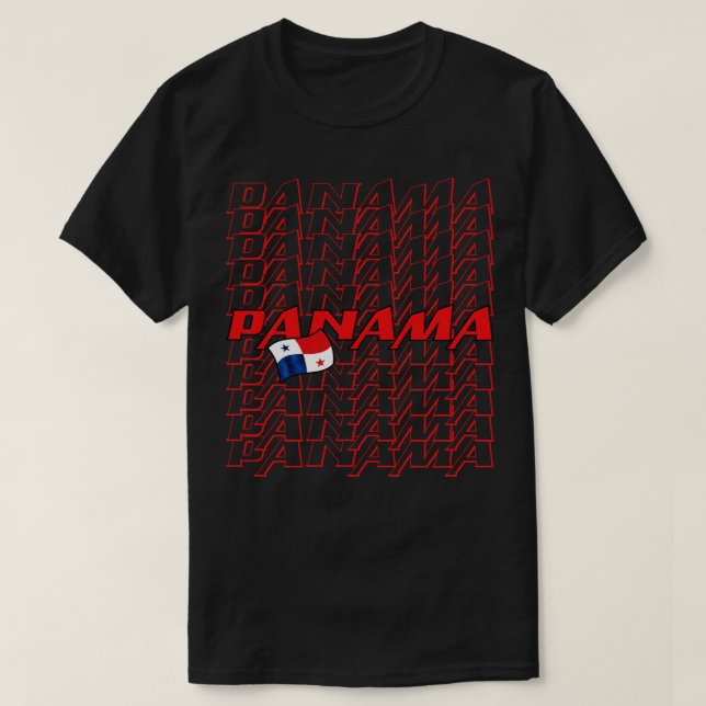 Panama-Kaskade T-Shirt (Design vorne)