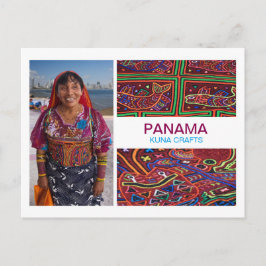 Panama Kuna Kunfts Postkarte