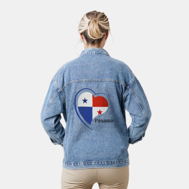 Panama-Liebe Jeansjacke (Modell)