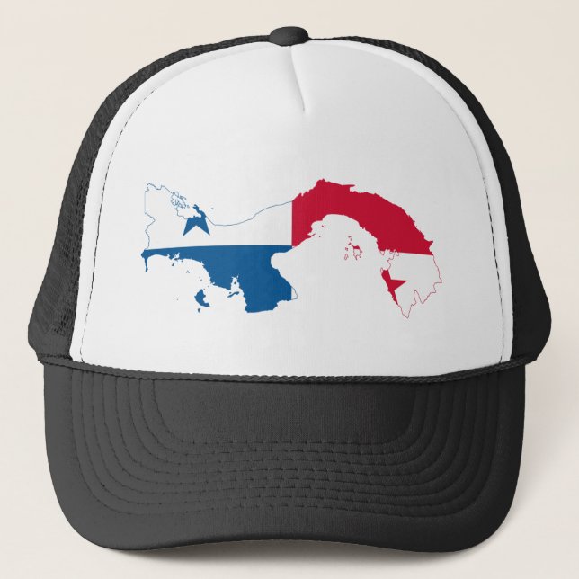 PANAMA - MAP/LOGO/FLAG/FARBEN/WAPPEN TRUCKERKAPPE (Vorderseite)