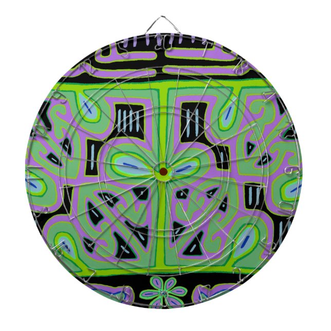 Panama Mola Music Box Dartscheibe (vorne)