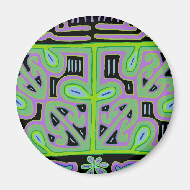 Panama Mola Music Box Magnet (Vorne)