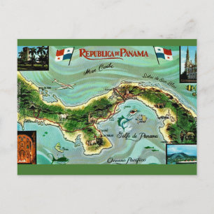 Panama-Postkarte Postkarte