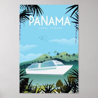 Panama-Reiseplakat, Poster
