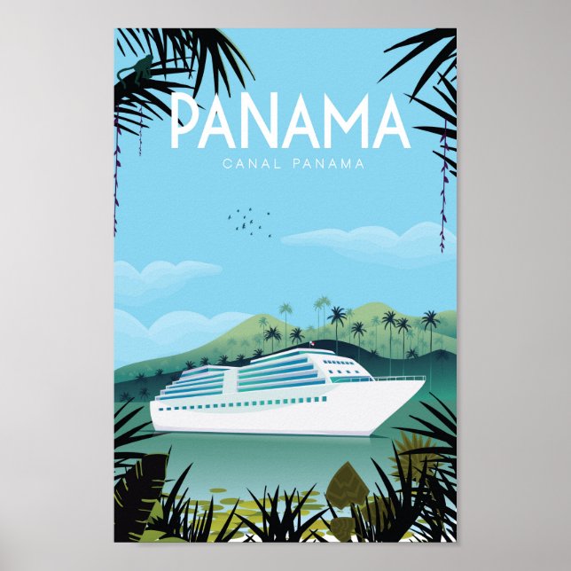 Panama-Reiseplakat, Poster (Vorne)