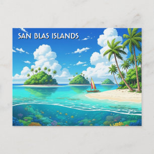 Panama San Blas Inseln Reise  Postkarte