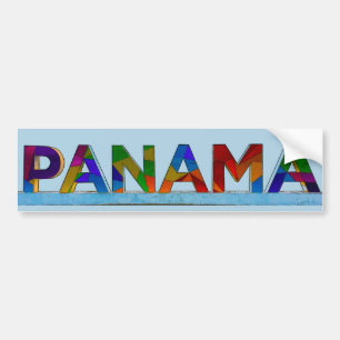Panama-Schild Autoaufkleber