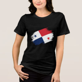 PANAMA Special Geschenk Schwarz Tourist Classic Tri-Blend Shirt