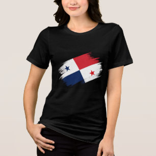 PANAMA Special Geschenk Schwarz Tourist Classic Tri-Blend Shirt