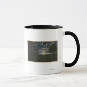 Panama-Stadt, FL - Moonlit Ansicht von St Andrews Tasse