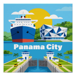 Panama-Stadt Panama Poster