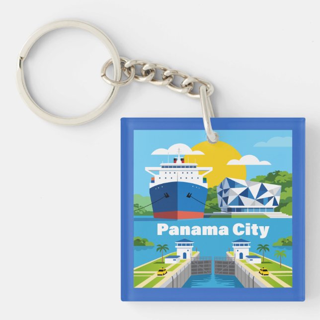 Panama-Stadt Panama Schlüsselanhänger (Vorderseite)