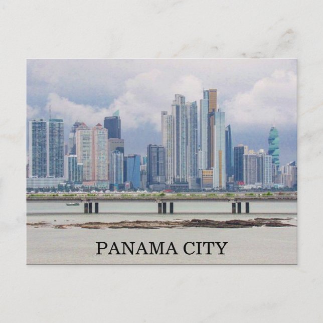 Panama-Stadt Postkarte (Vorderseite)